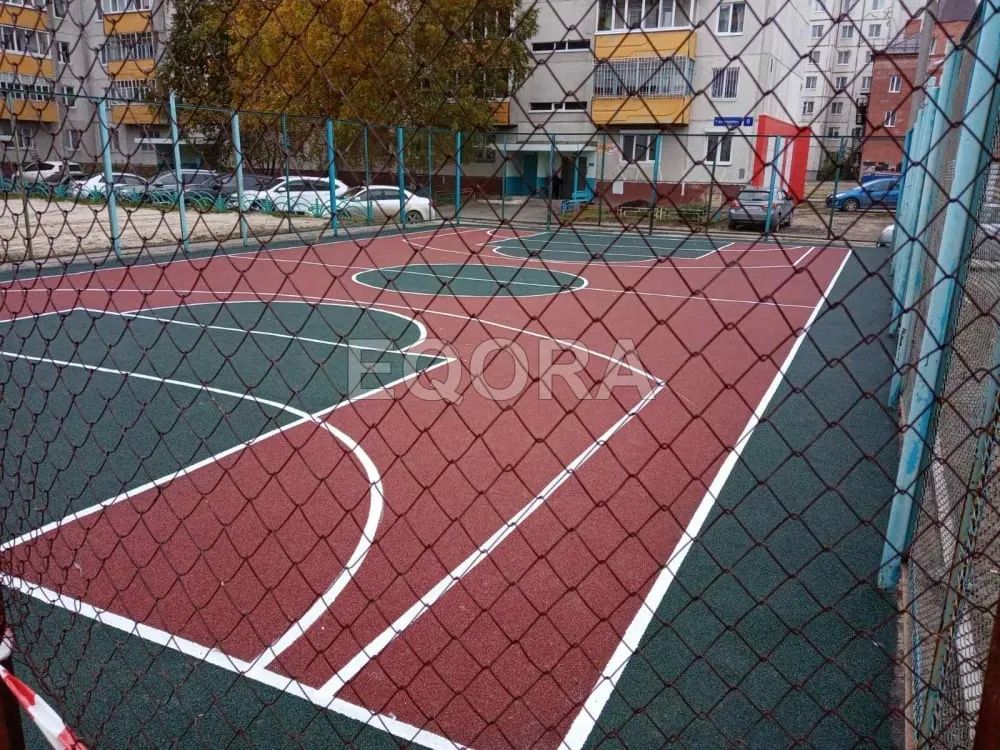 Резиновые покрытия из крошки для спортивных площадок в Аромашево